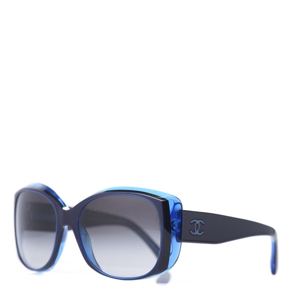 CHANEL Accessories - CHANEL Mother of Pearl CC Sunglasses 5227-H Blue